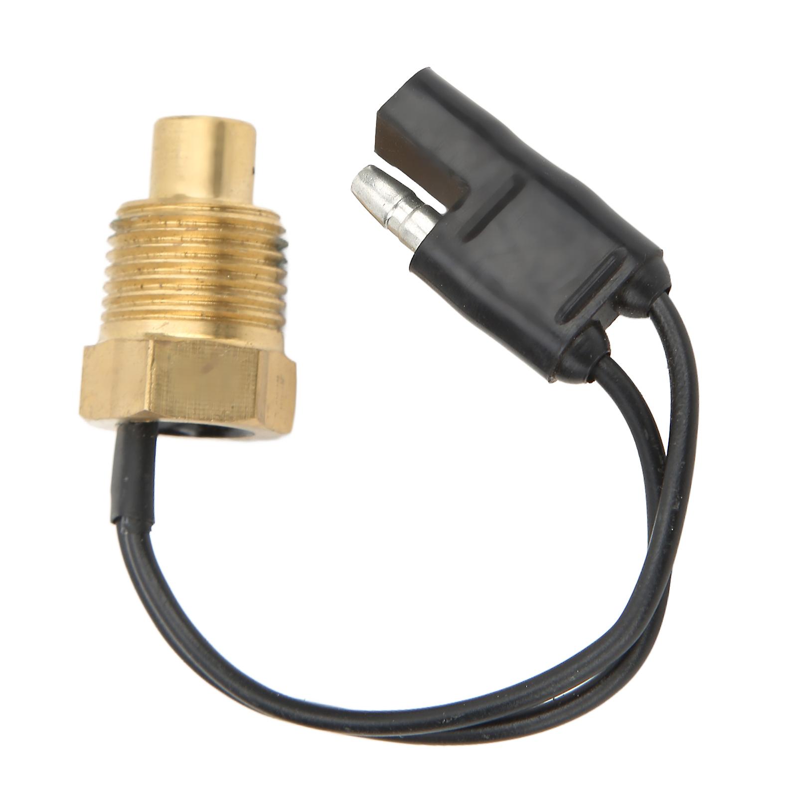 ATV Fan Thermal Sensor Switch Fan Heat Switchwith Plug Brass Rustproof Replacement for Polaris SPORTSMAN RANGER