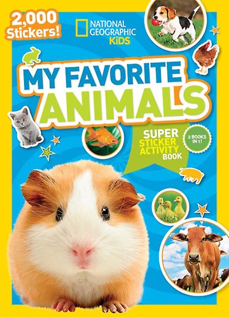My Favourite Animals Sticker Book by Julie Beer Paperback Book