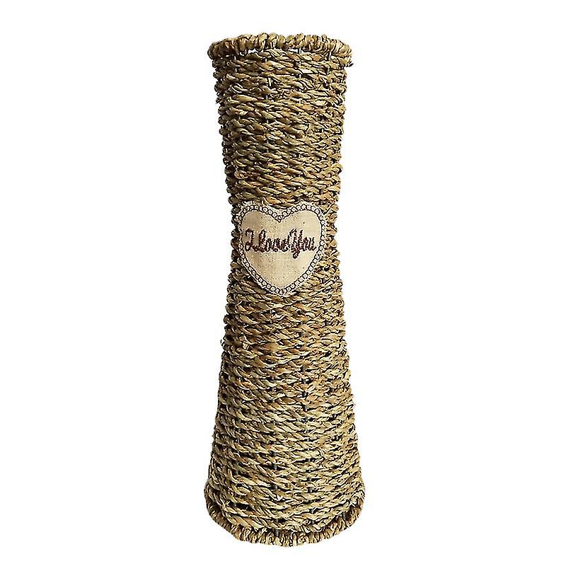 1pcs Straw Flower Basket