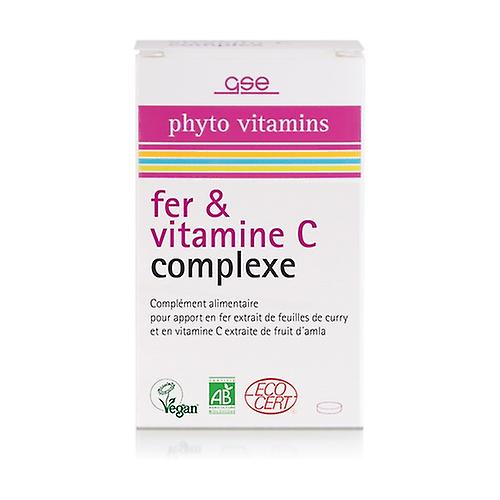 Organic iron & vitamin C complex 60 tablets
