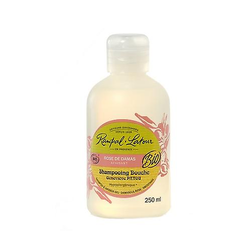 Shampoo and Bath Gel with Damask Rose 250 ml of gel