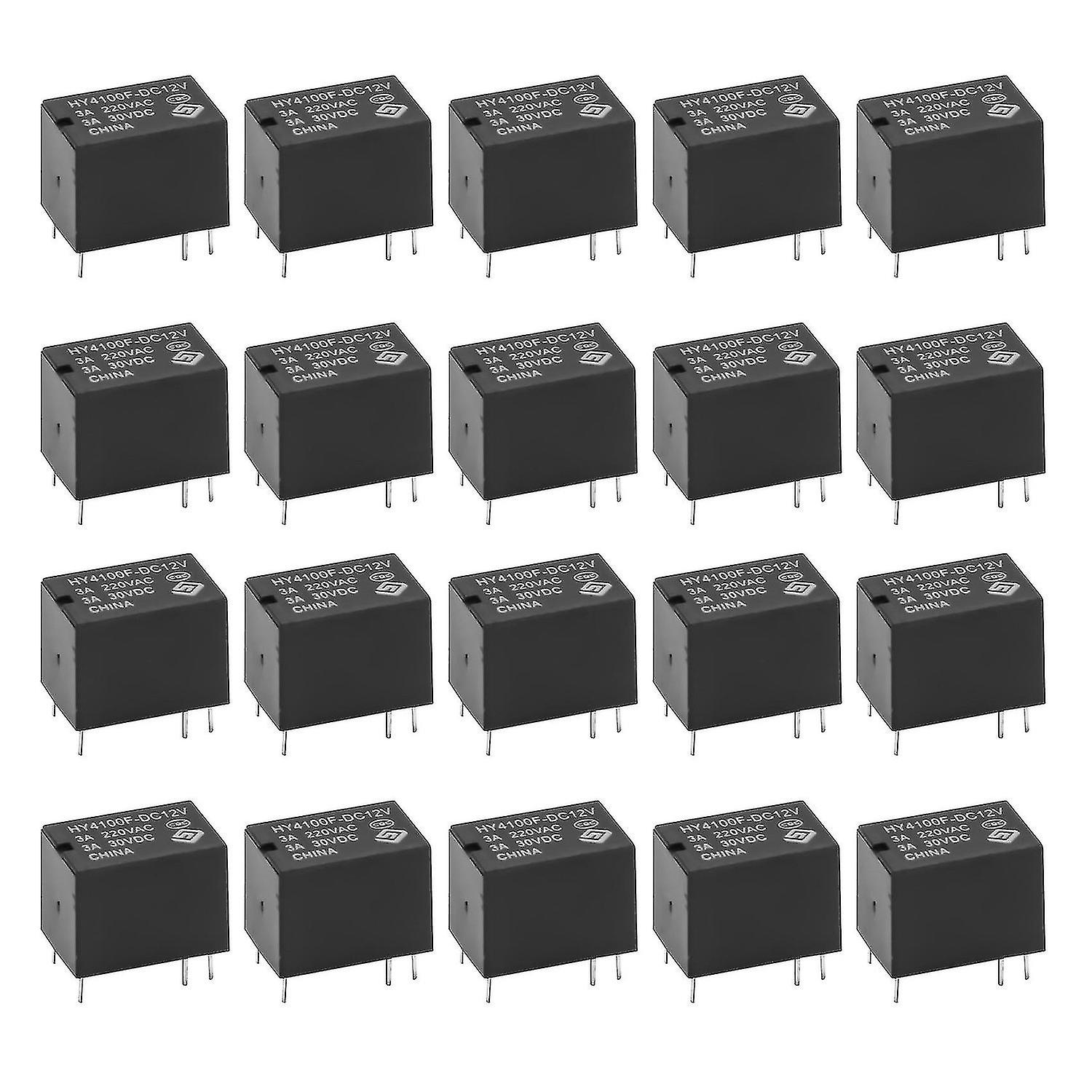 20 Pcs Mini Electronic Relay 12v