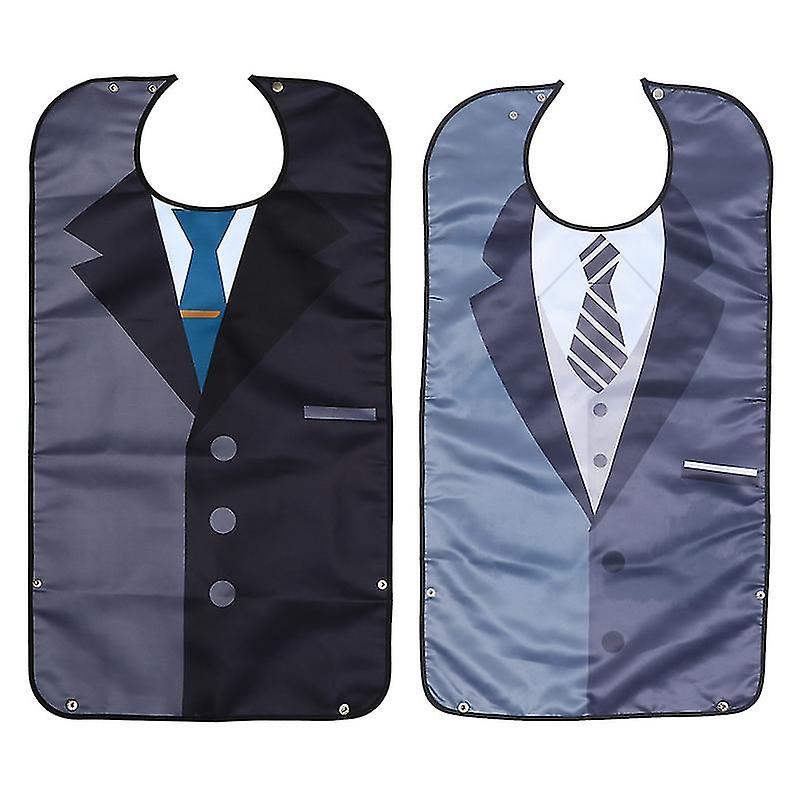 2pcs Waterproof Eating Aprons