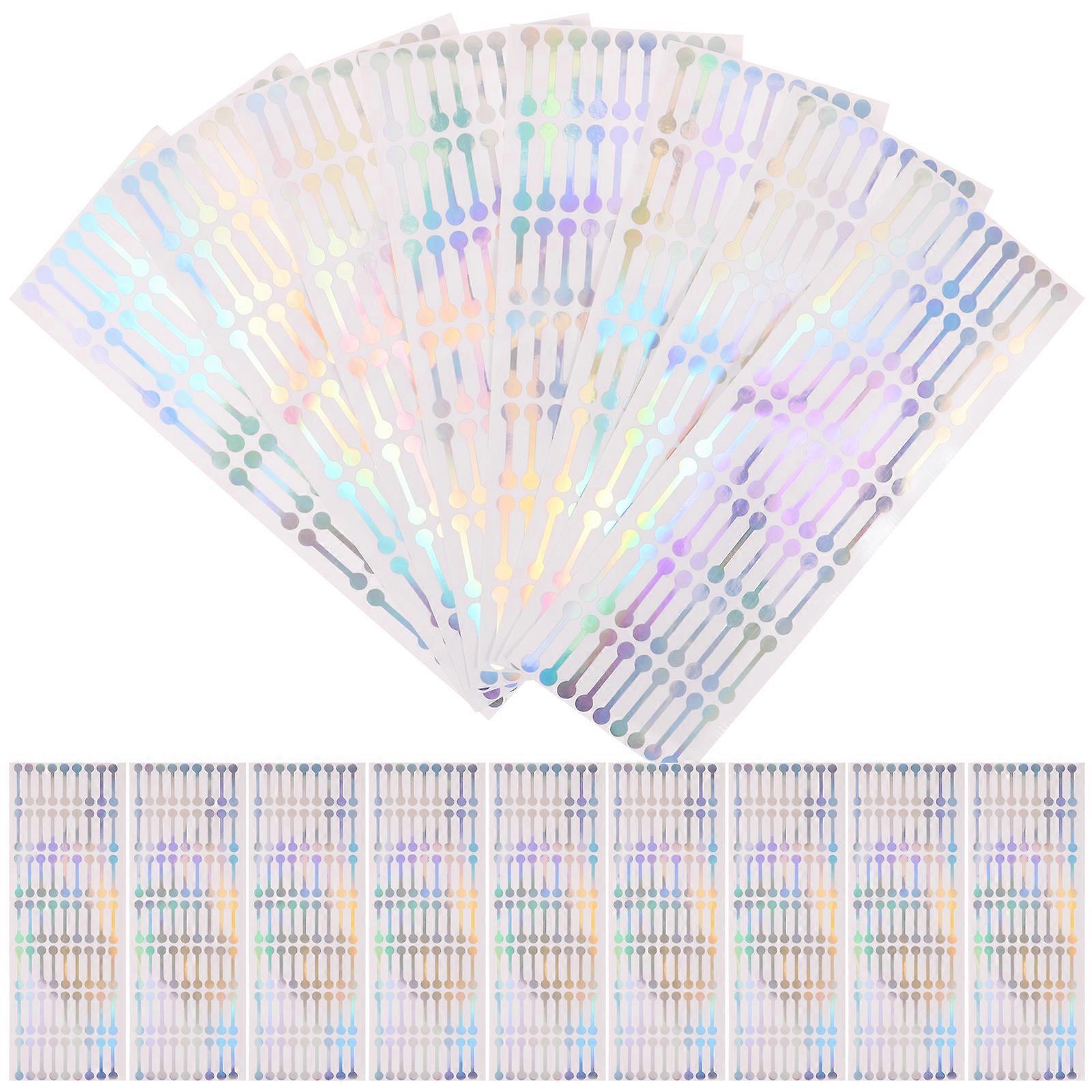 500pcs Self Adhesive Seal Stickers Long Stickers For Packaging Cosmetic Bottle Seal Sticker