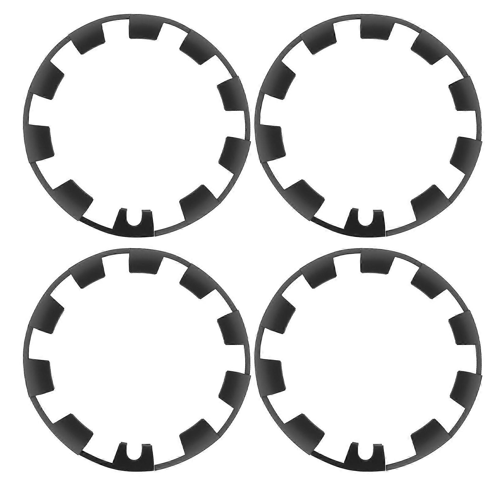 40PCS 20in Hub Cap Patch Matte Black Scratch Proof Hubcap Decals Replacement for Tesla Model Y 2021 to 2023 E2U611