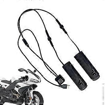 Motorcycle Handlebar Warmer Winter Electric Heated Handlebar Cover Heated Grip Cover Pad Atv Warmer Usb Heating Pad Grip Jacket