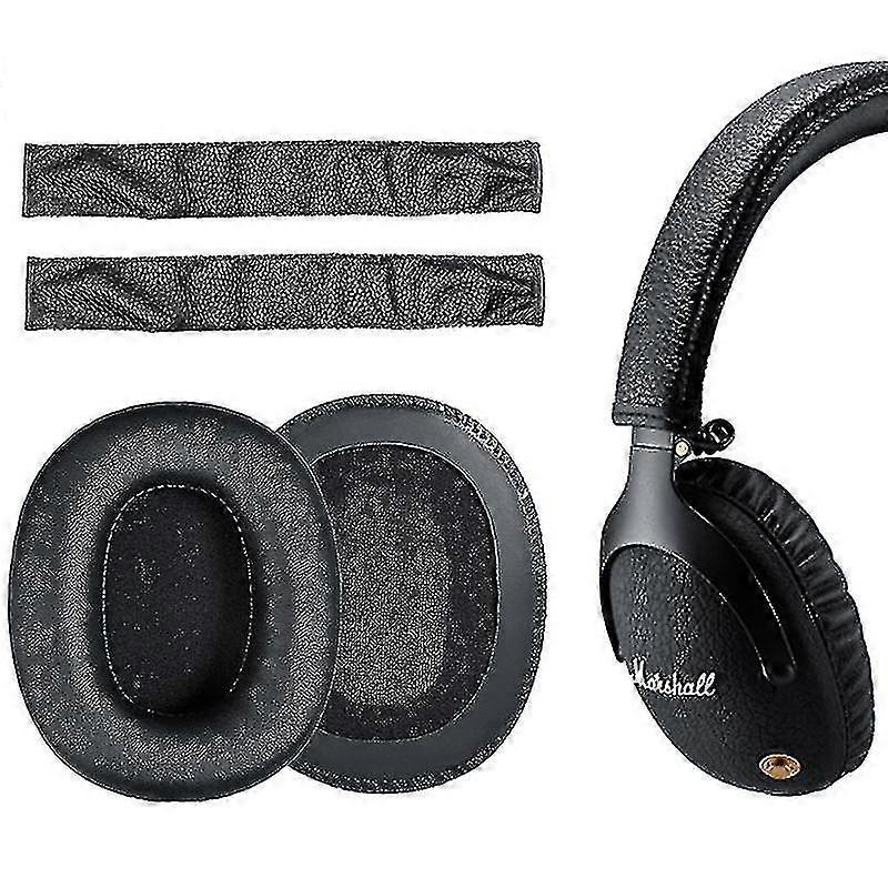 マーシャルモニター用イヤーパッド/ヘッドバンドホルスター Bluetoothヘッドフォン交換イヤーパッドクッションイヤー