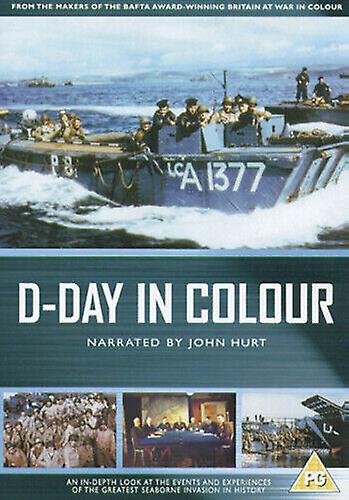D-Day in Colour DVD (2004) John Hurt cert E - Region 2
