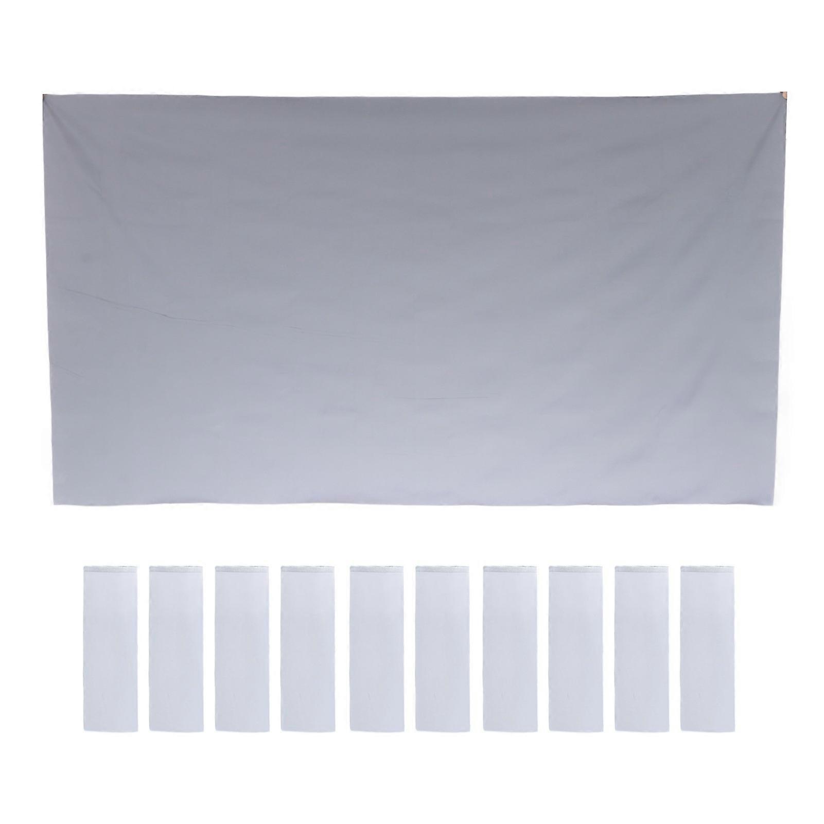 Projection Screen Foldable Portable 60in Projector Curtain for Home Theaters Conference Presentations