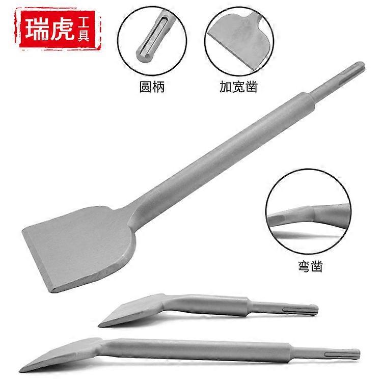 SDS Plus bending chisel, newly improved high-quality 17mmx280mm x 75mm ceramic tile chisel, used for tile machines, bending chisels for ceramics and