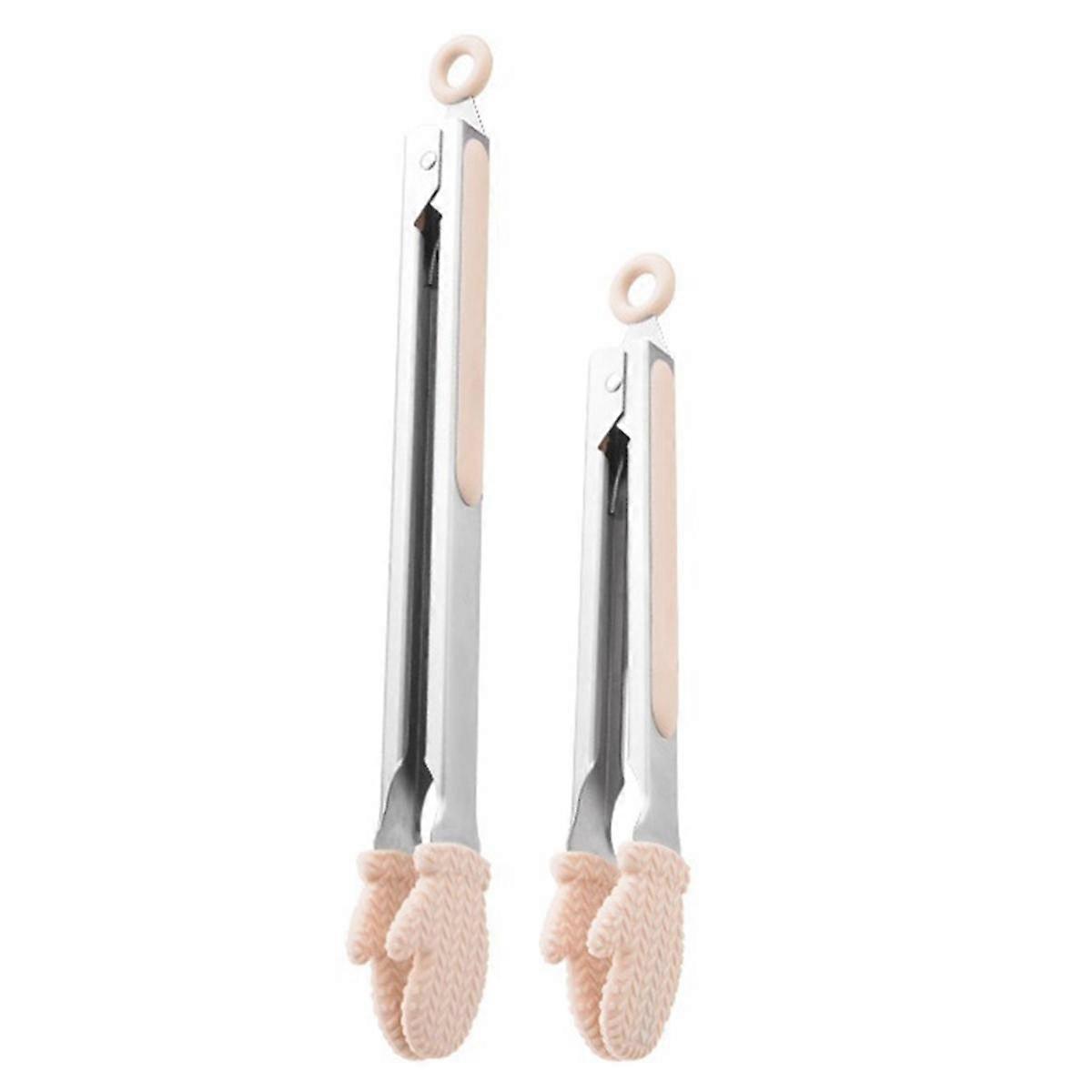 Barbecue Bread & Food Clips High Temperature Anti-Scalding Extended Steak Clips Barbecue Tools Khak