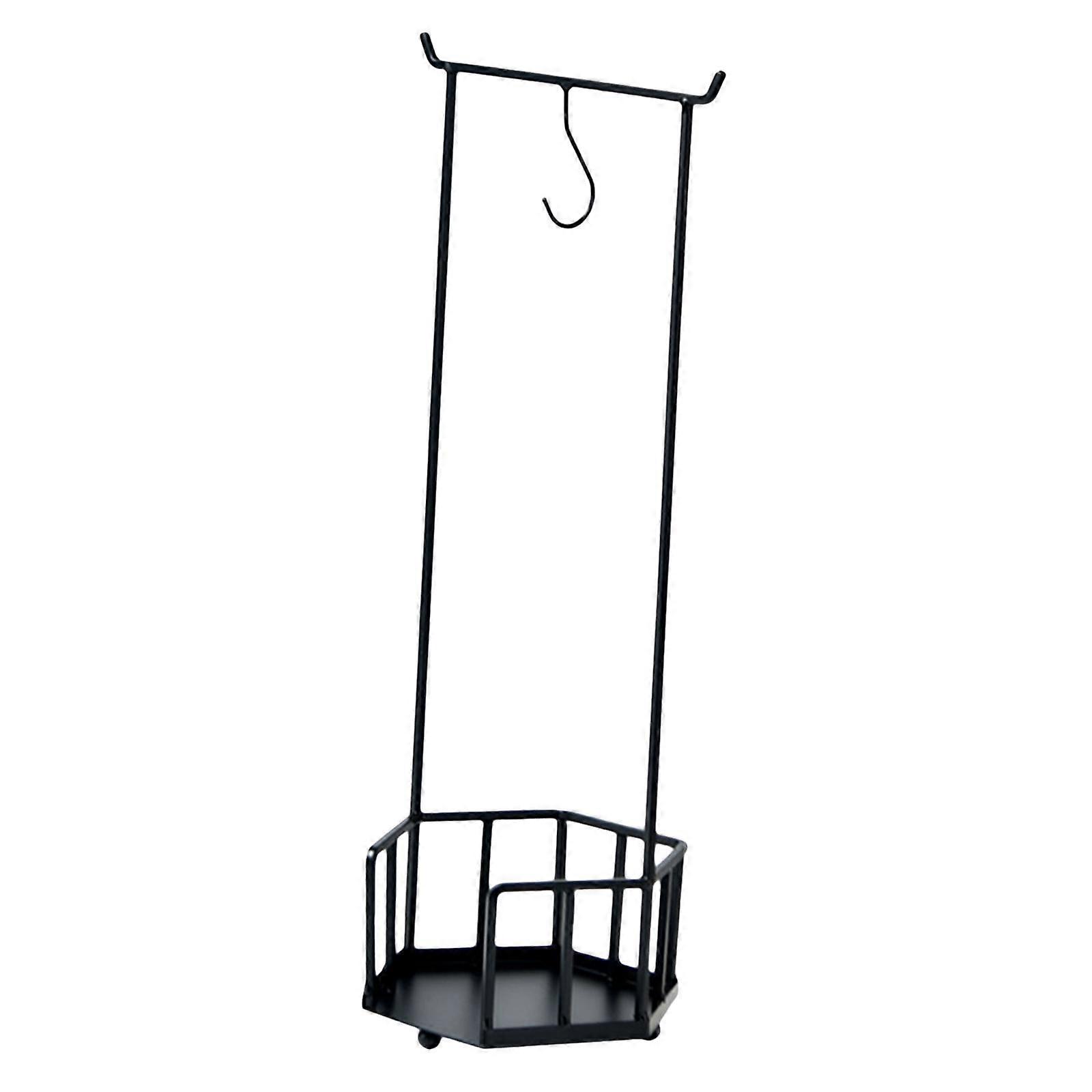 Dipstick Rack Handcrafted Solid Stand for Decorations Bread Stick Restaurant Large Black