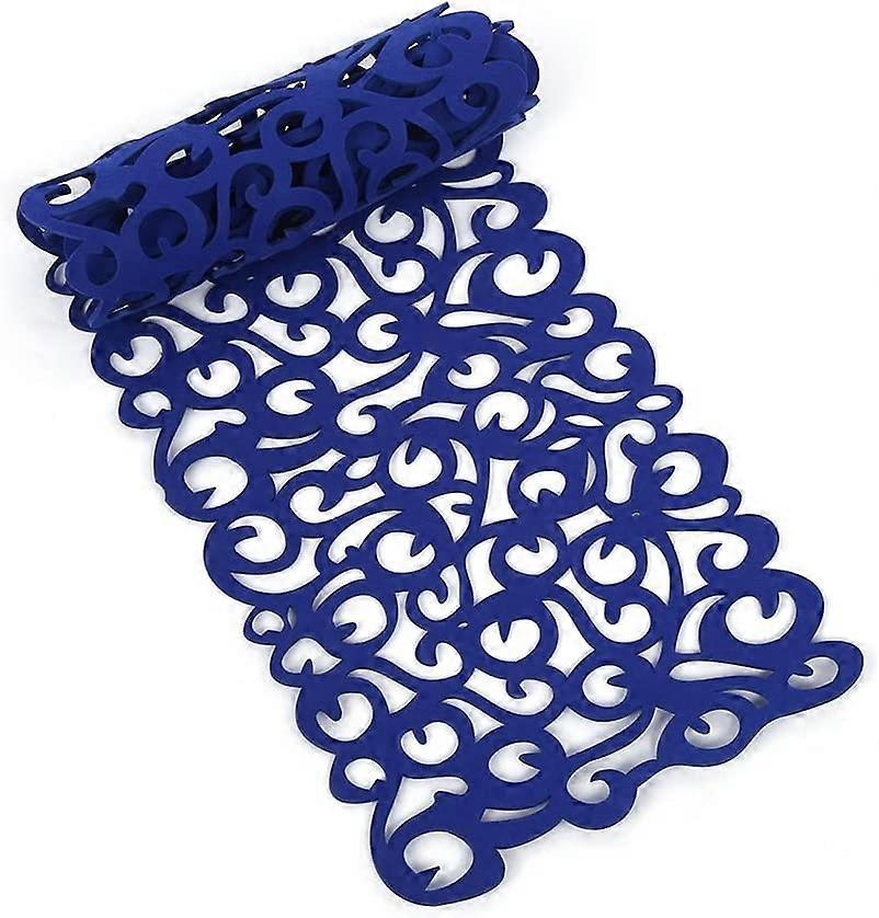 Rectangle Felt Table Runner Table Mats for Kitchen Decoration,Royal Blue
