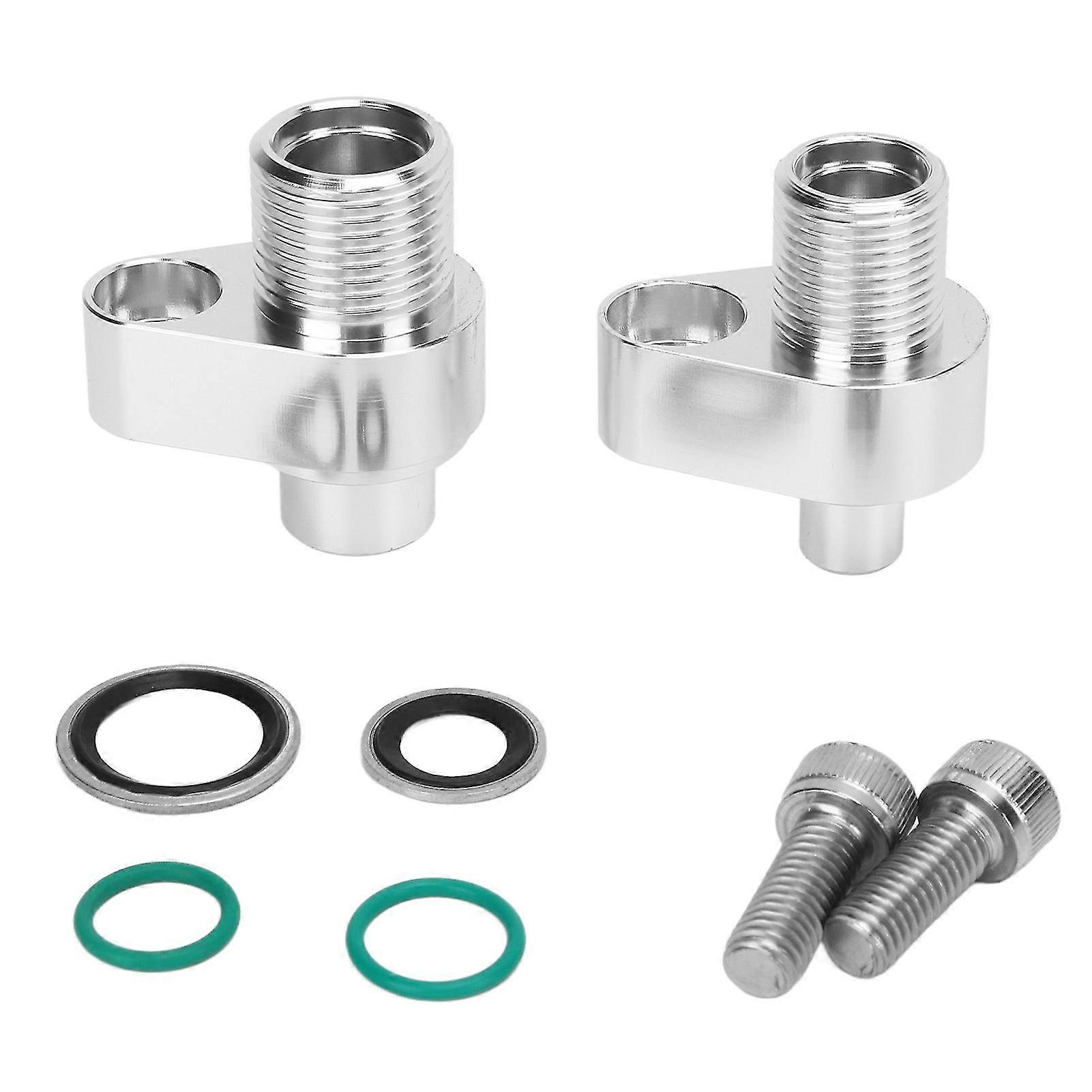 Ls Ac Compressor Adapter Fittings 8an 10an 4511105 Replacement For Denso 10s17f 10s20f Compressors-In Stock