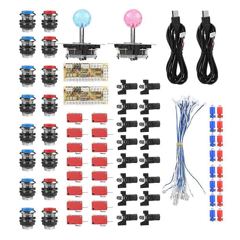 Accessories For Arcade Zero Delay USB Encoder DIY Kit Set Game USB Cable LED Button NO.8293
