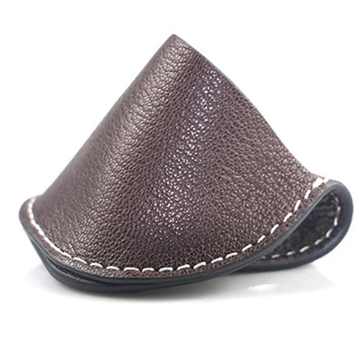 Billiards Chalk Holder Pocket Leather Chalk Holder with Clip Snooker Pool Carom Professional Billia