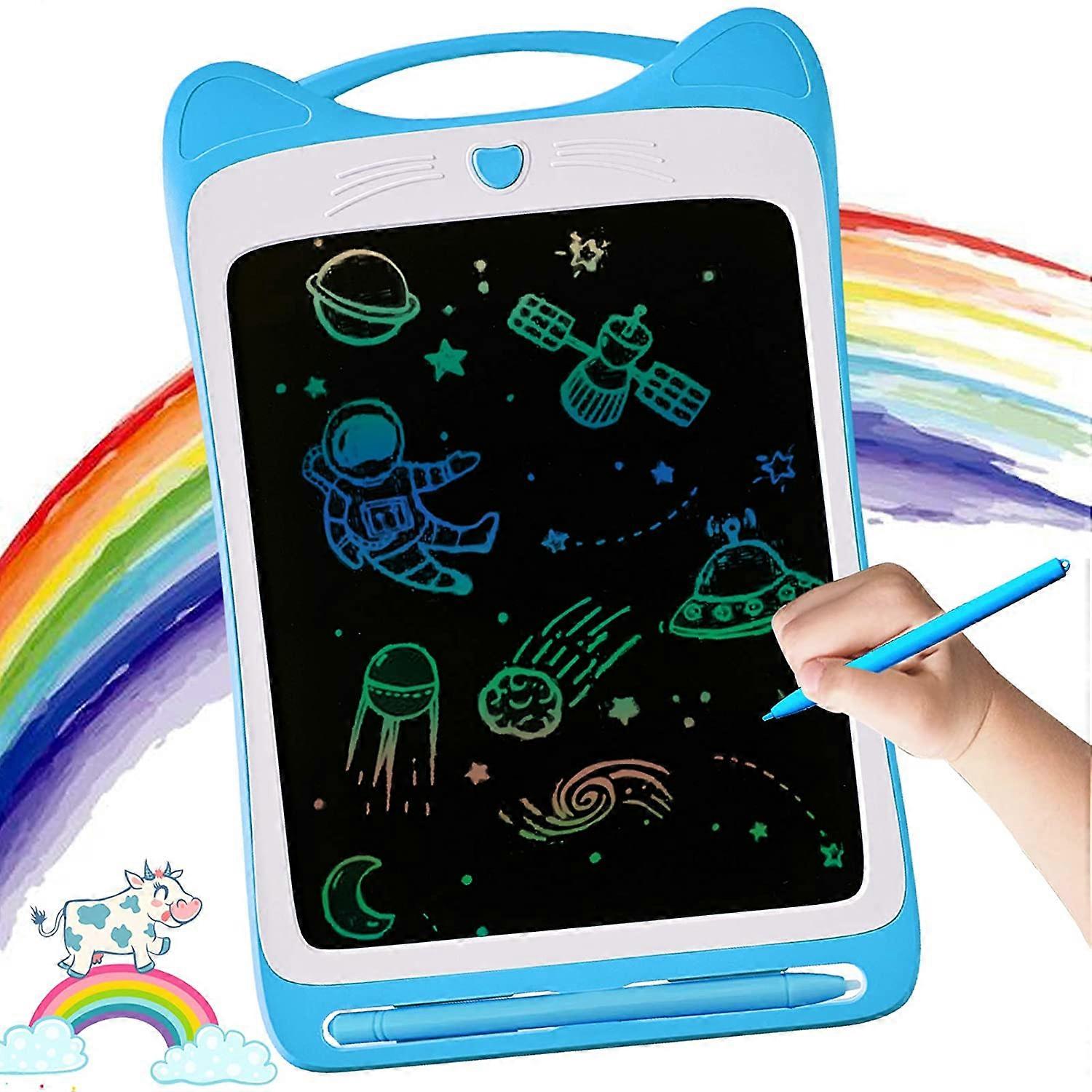 2024 Colorful LCD Drawing Pad Scribbler Boards for Little Girls/Boys8.5inch-blue