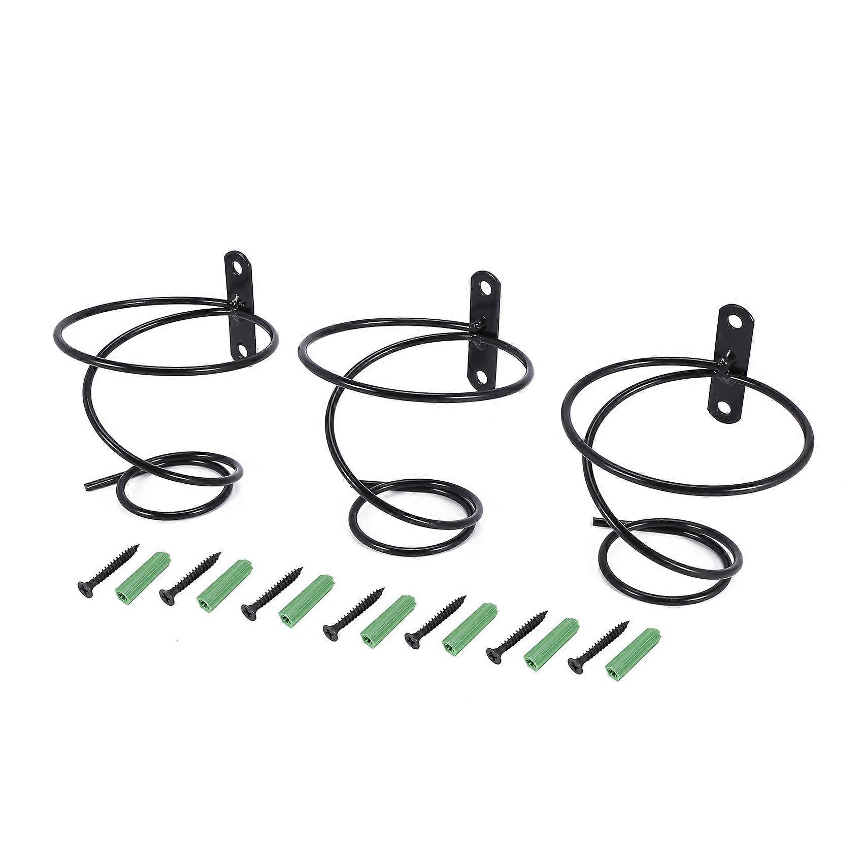 3Pack Simple Single Bottle Wall-Mounted Wine Rack, Wine Bottle Display Rack, Metal Hanging Wine Rac
