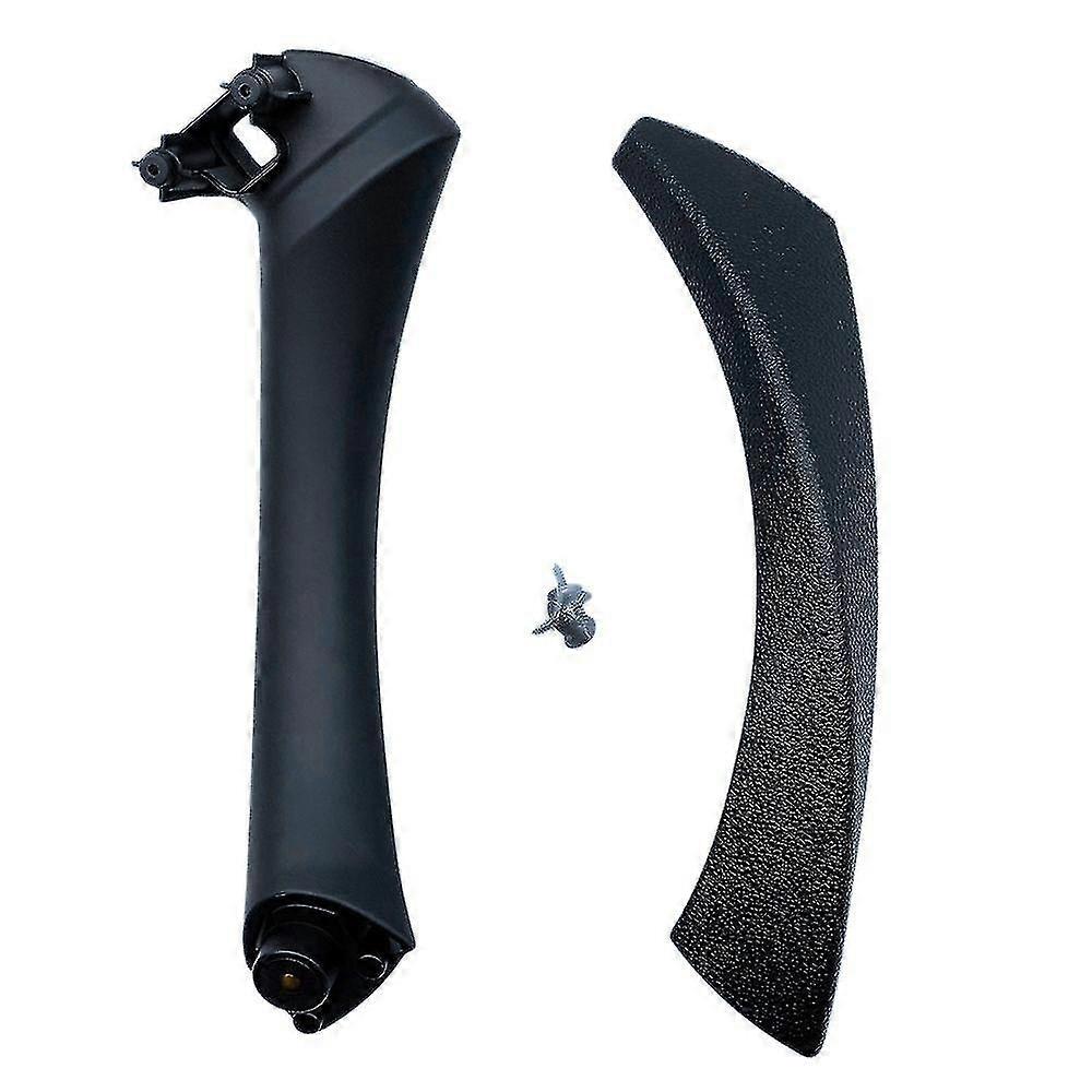 Car Right Interior Door Pull Handle with Cover Replacement for- 3 Series E90 E91 E92 2004-2012 Blac