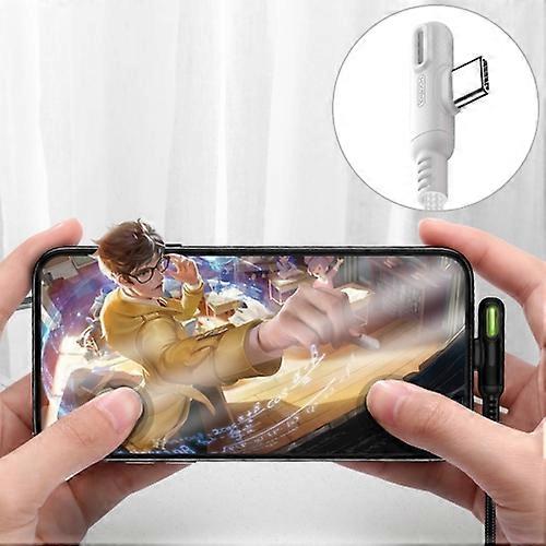 JOYROOM S-M392 Baige Series 3A USB-C to Type-C LED Light Game Data Cable