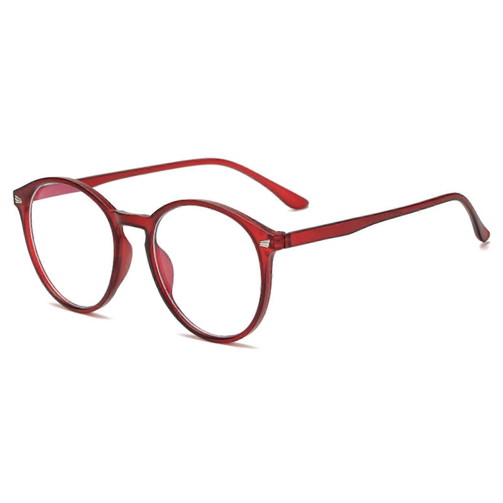 Vintage Round Rim Computer Glasses Unisex Blue Light Blocking Eyeglass