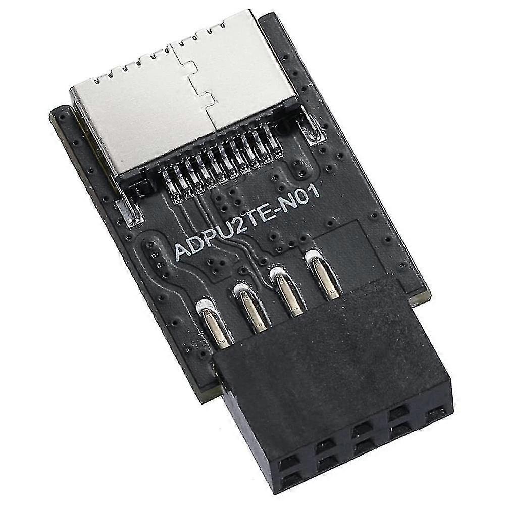 Usb 2.0 Front Panel Header Usb 9pin To Usb 2.0 Type-e Internal Adapter Motherboard Plug Adapter