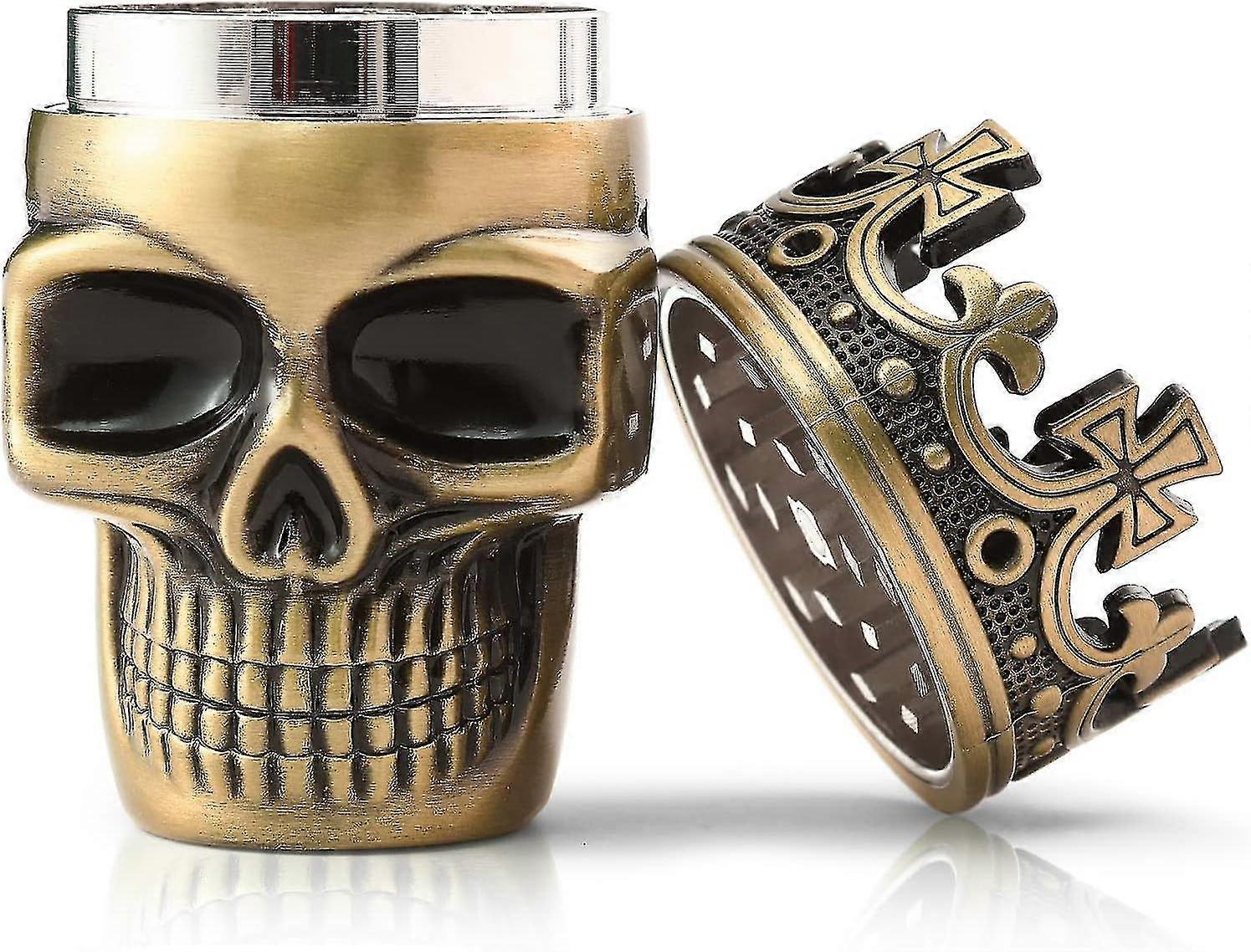 Skull Grinder, Spice Grinder Gift, 1.7 Inch