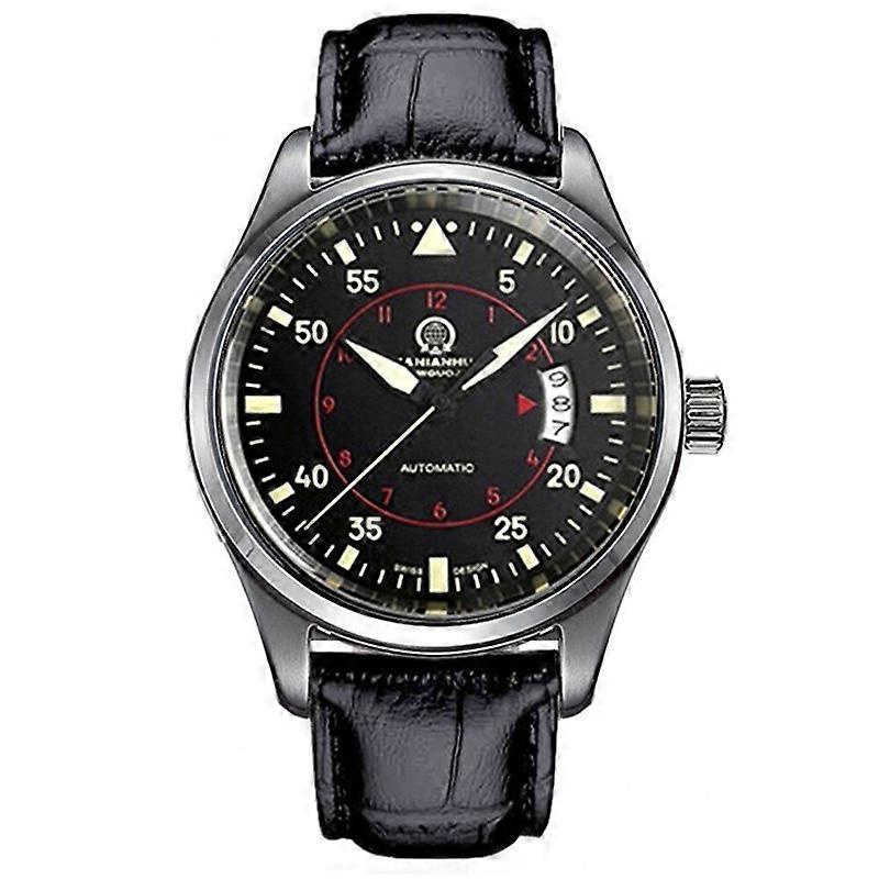 Automatic mechanical stainless steel waterproof men's watch