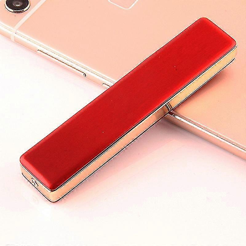 Electric Lighter Usb Rechargeable Flameless Windproof Slim Design With Usb Cable