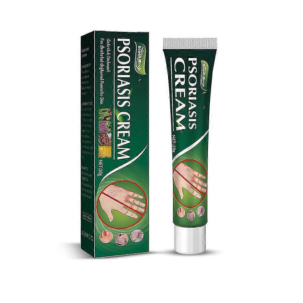 1/2 قطعة الصدفية الأكزيما كريم مضاد للحكة مرهم العلاج