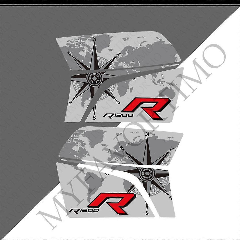 R R1200 R1250 για BMW R1200R R1250R R 1200 1250 Tank Pad Μπαγκαζιέρα Βαλίτσες αποσκευών Panniers Αυτοκόλλητα Αυτοκόλλητα 2021 2022 2023 2024