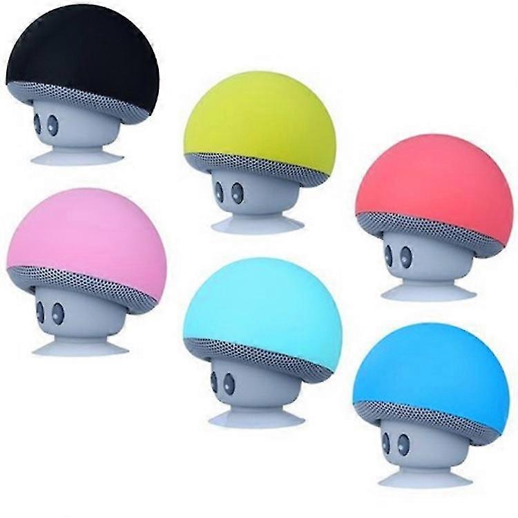 Mushroom Bluetooth Speaker, Powerful Sound, Multi-function, Sucker Everywhere, Gift Idea Pink