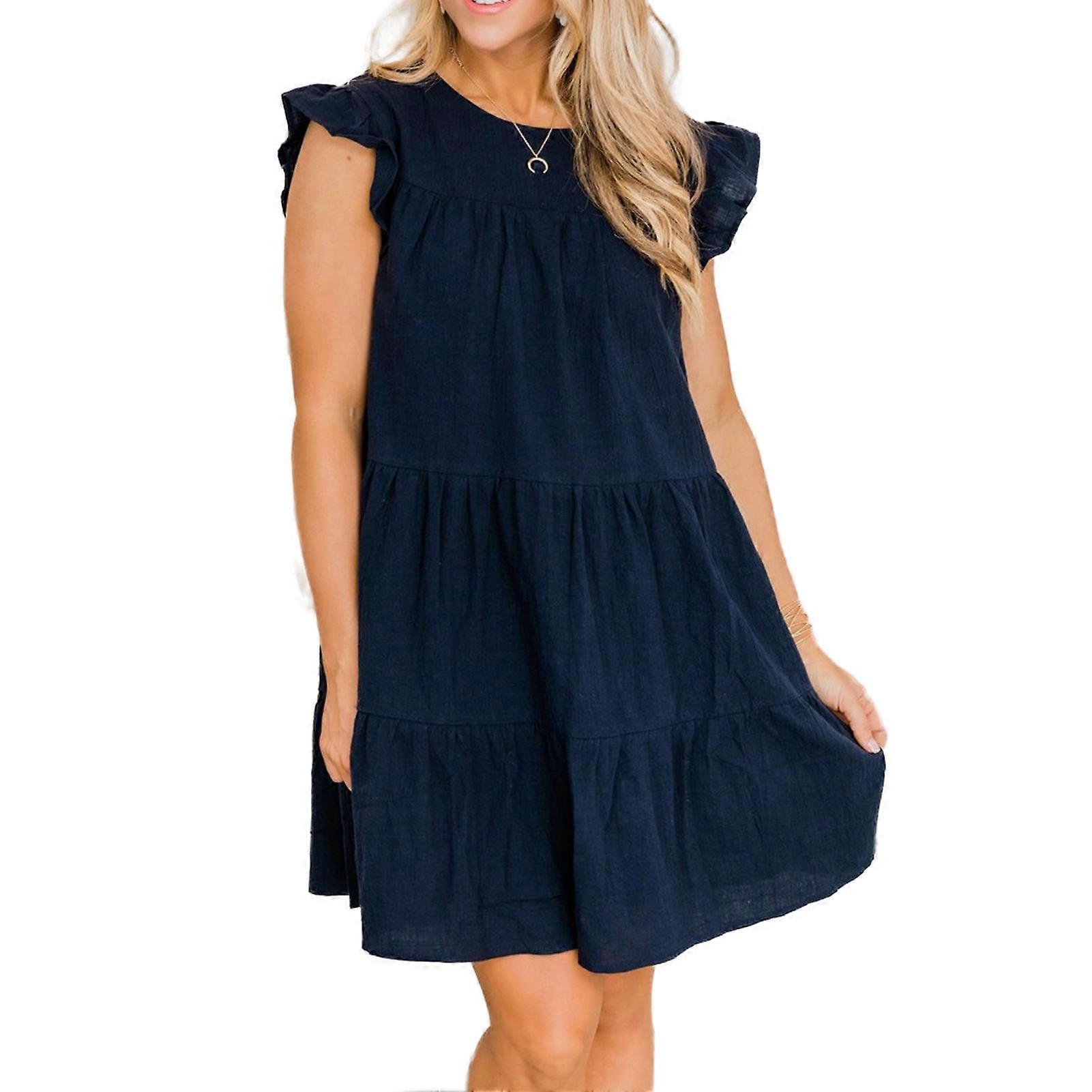 Summer Dresses for Women Plus Size Casual Cute Babydoll Dress