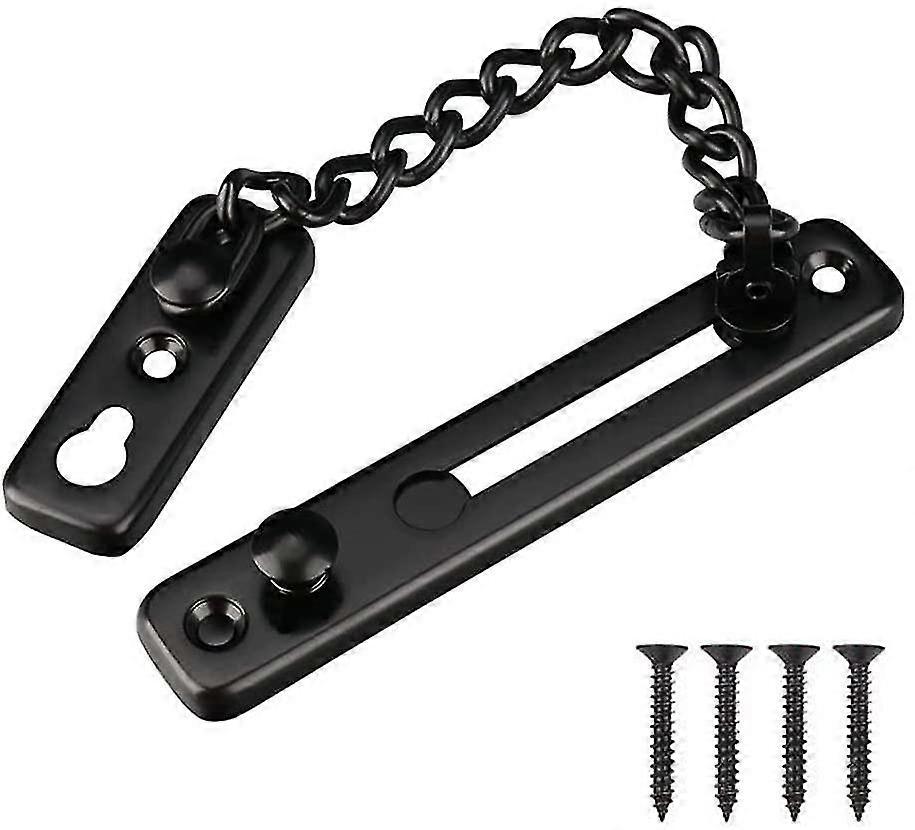 Security Door Chains Door Lock Slide Chain Stainless Steel Front Door Chain With Screw For Home Apartment Hotel Bedroom Interior Doors And Windows, Ma