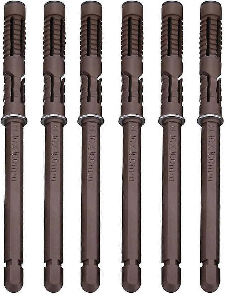 Yaju Concealed Shelf Bracket Wall Shelf Bracket Invisible Bracketcoffee-6pcs