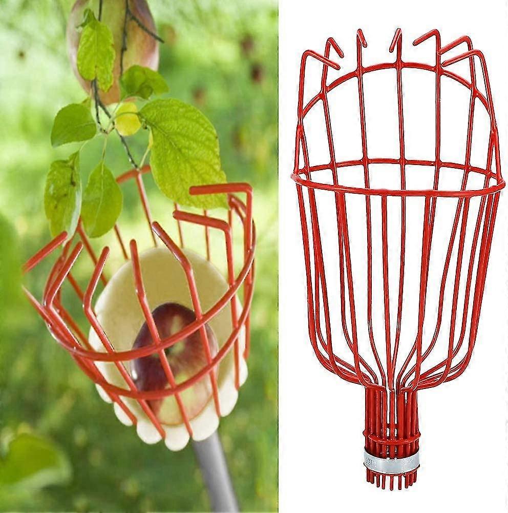 Fruit Picker, Garden Greenhouse Gardening Farm Steel Tree Fruit Picker Catcher Tool