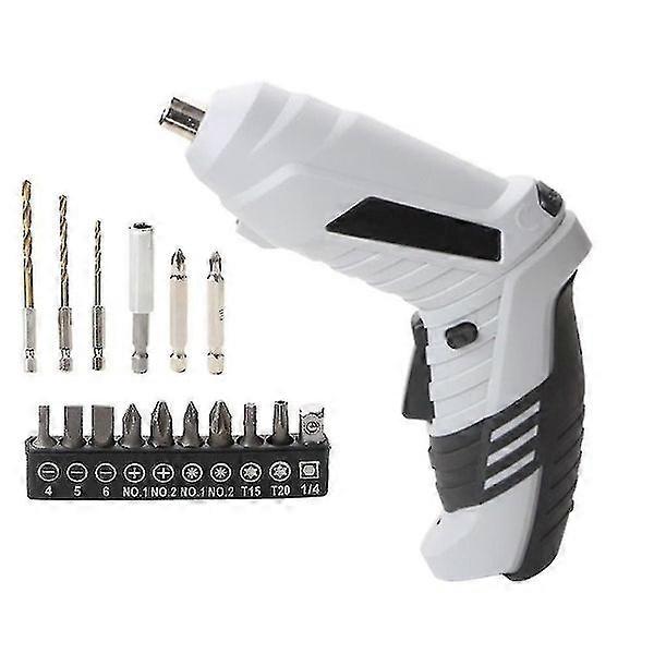 Starlight-cordless Drill Driver, 600mah 3.6v Screwdriver + 17 Accessories, 2 Dir