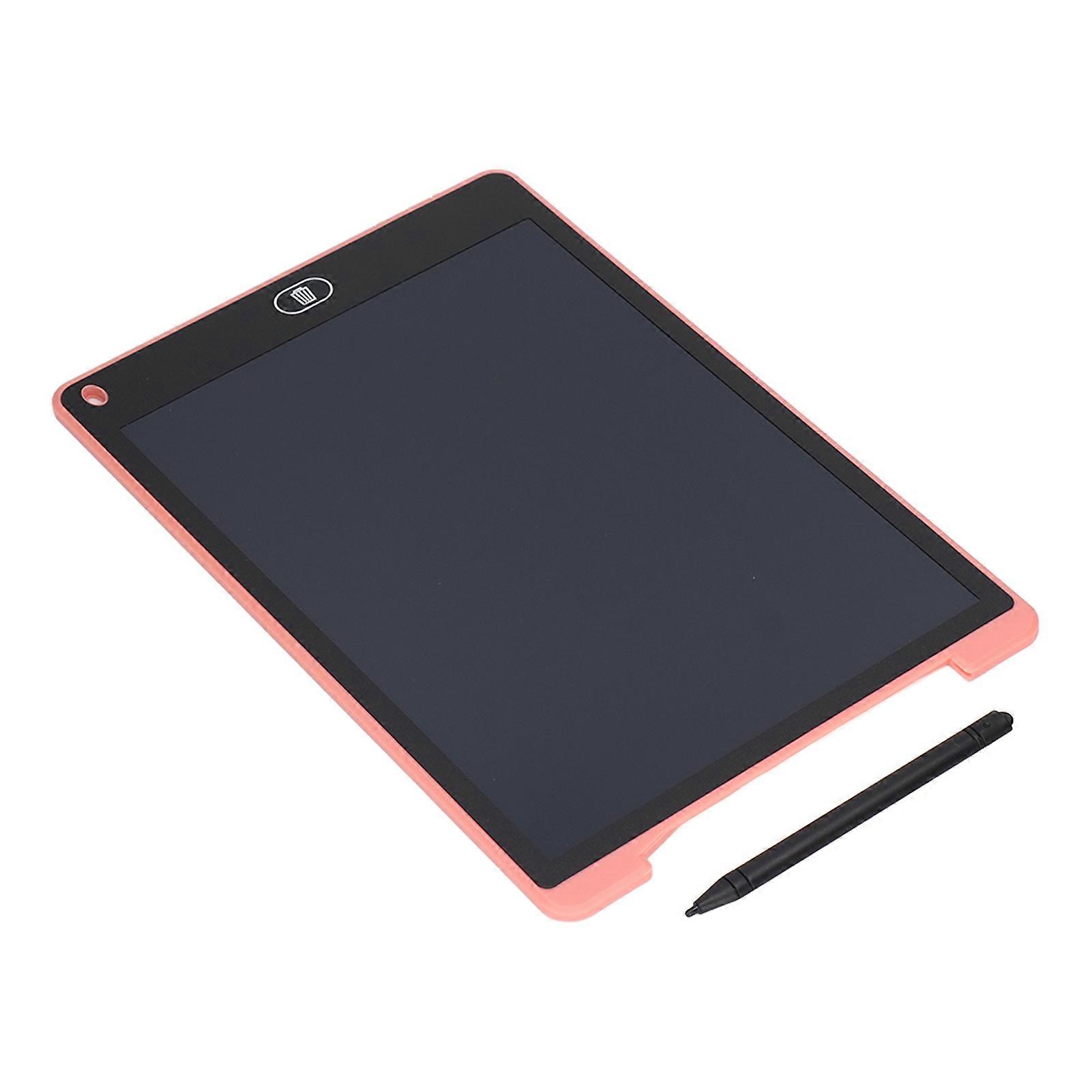 12in LCD Electronic Tablet Handwriting Board for Child Graffiti Drawing with 40MAH Battery Pink