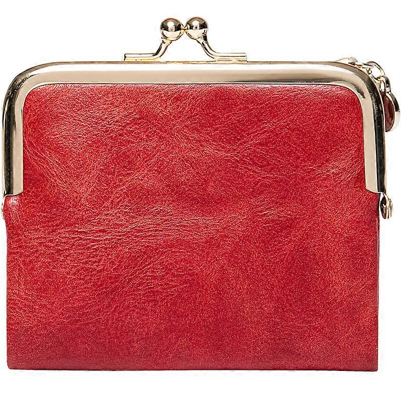 Small Wallet for Women Genuine Leather Bifold Compact Blocking Small Womens Wallet