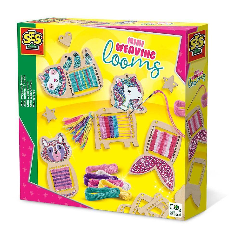 SES CREATIVE Children's Mini Weaving Looms Set - 14715