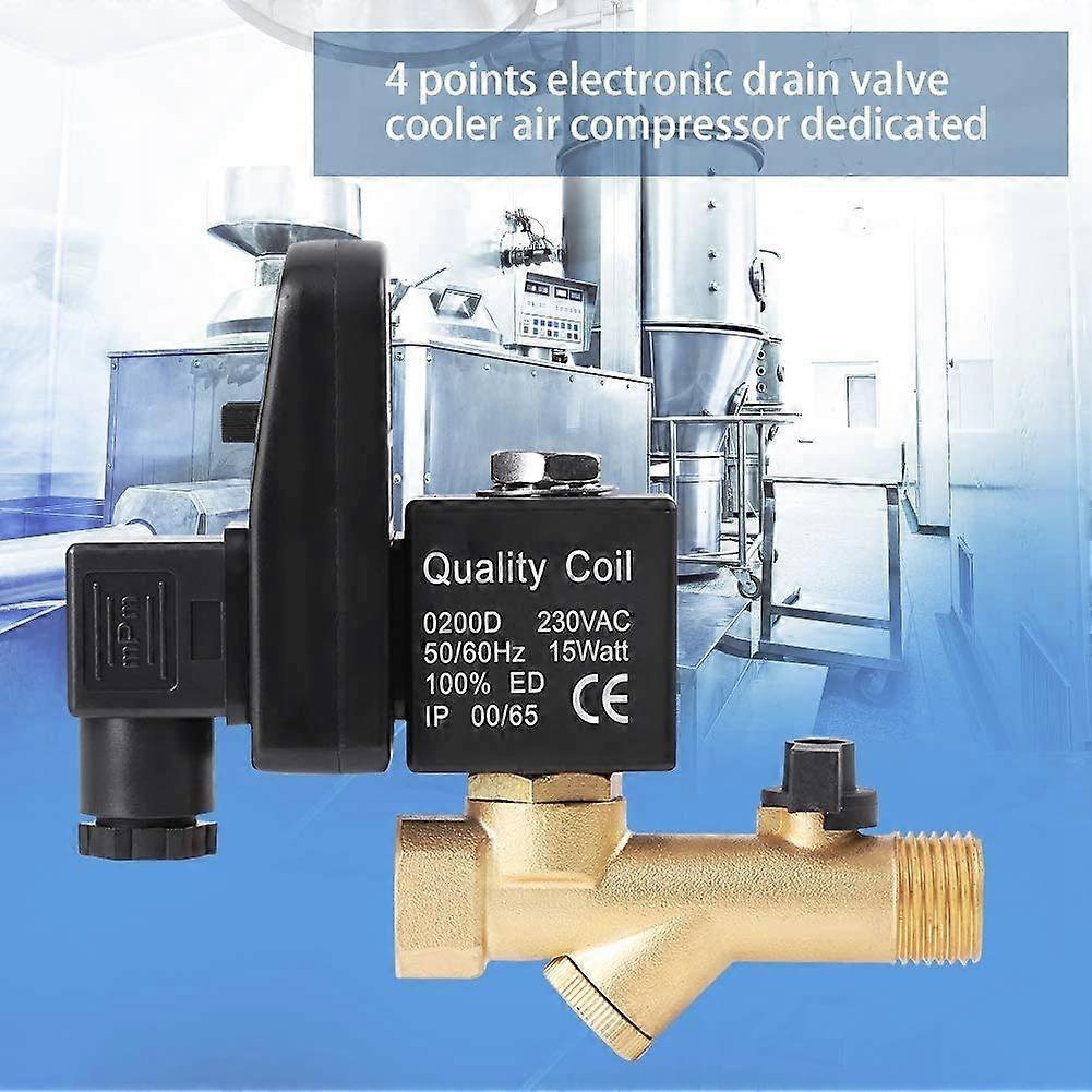Joywayus Valvola Di Non Ritorno Aria G1/4 Femmina - 2 Pezzi In Ottone, Unidirezionale Per Aria, Acqua E Olio, Filetto 1/4 Di Pollice