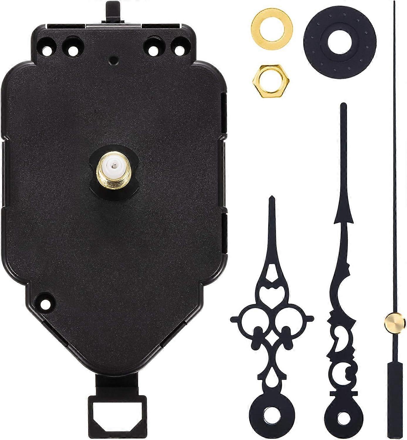 DIY Quartz Pendulum Clock Movement Kits Replacement Pendulum Clock Movement Mechanism (Shaft Length 0.9 Inch)