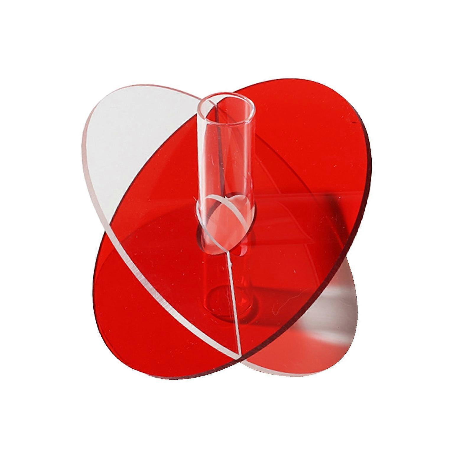 Flower Vase Elegant Durable Acrylic Unique Design Vase Ornament for Weddings Home Office Decorations KAESI