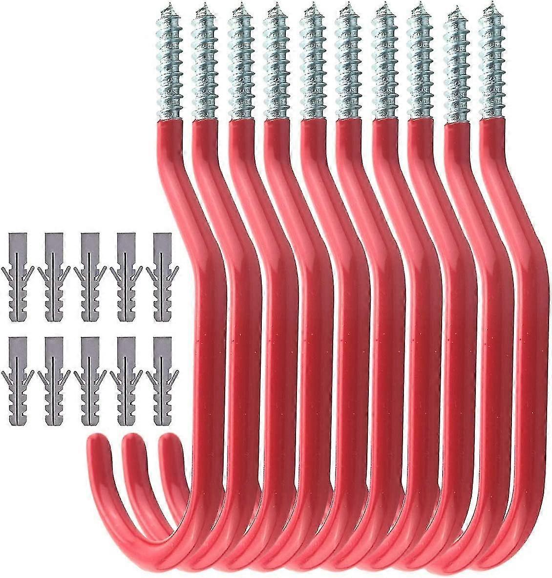 Pack Of 10 Bicycle Hooks For Wall Mount Ceiling