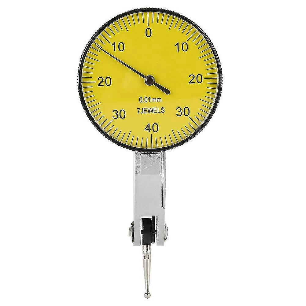 dial test indicator, 0.01mm precision lever dial test indicator meter tool kit gauge with gray case