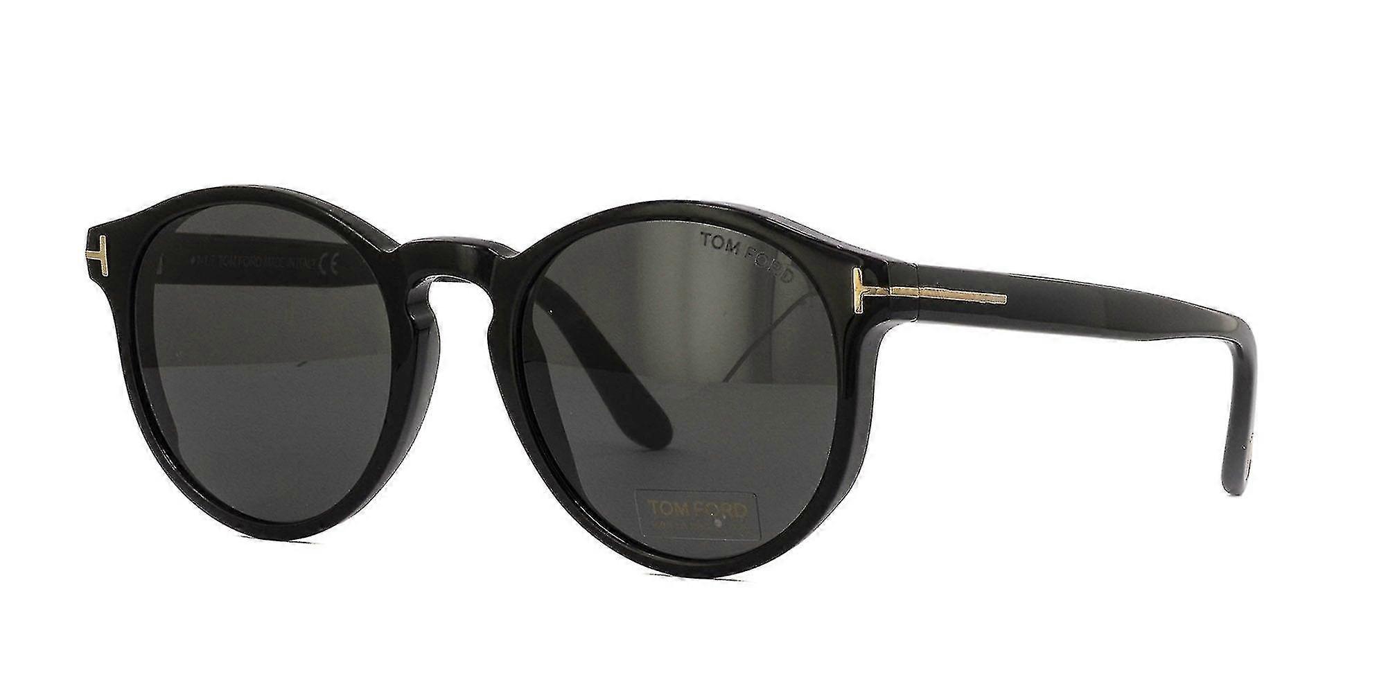 トムフォードIan-02 Tf591サングラス(ブラック/グレー - ラウンド - ユニセックス)