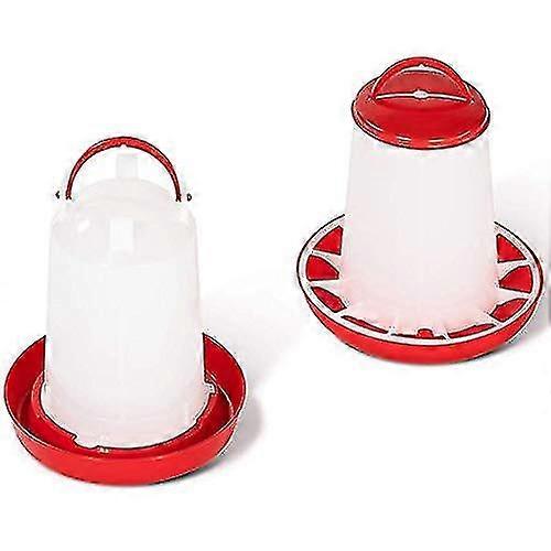 Batch Feeder 3 Kg And Drinker 3l For Chickens And Poultry