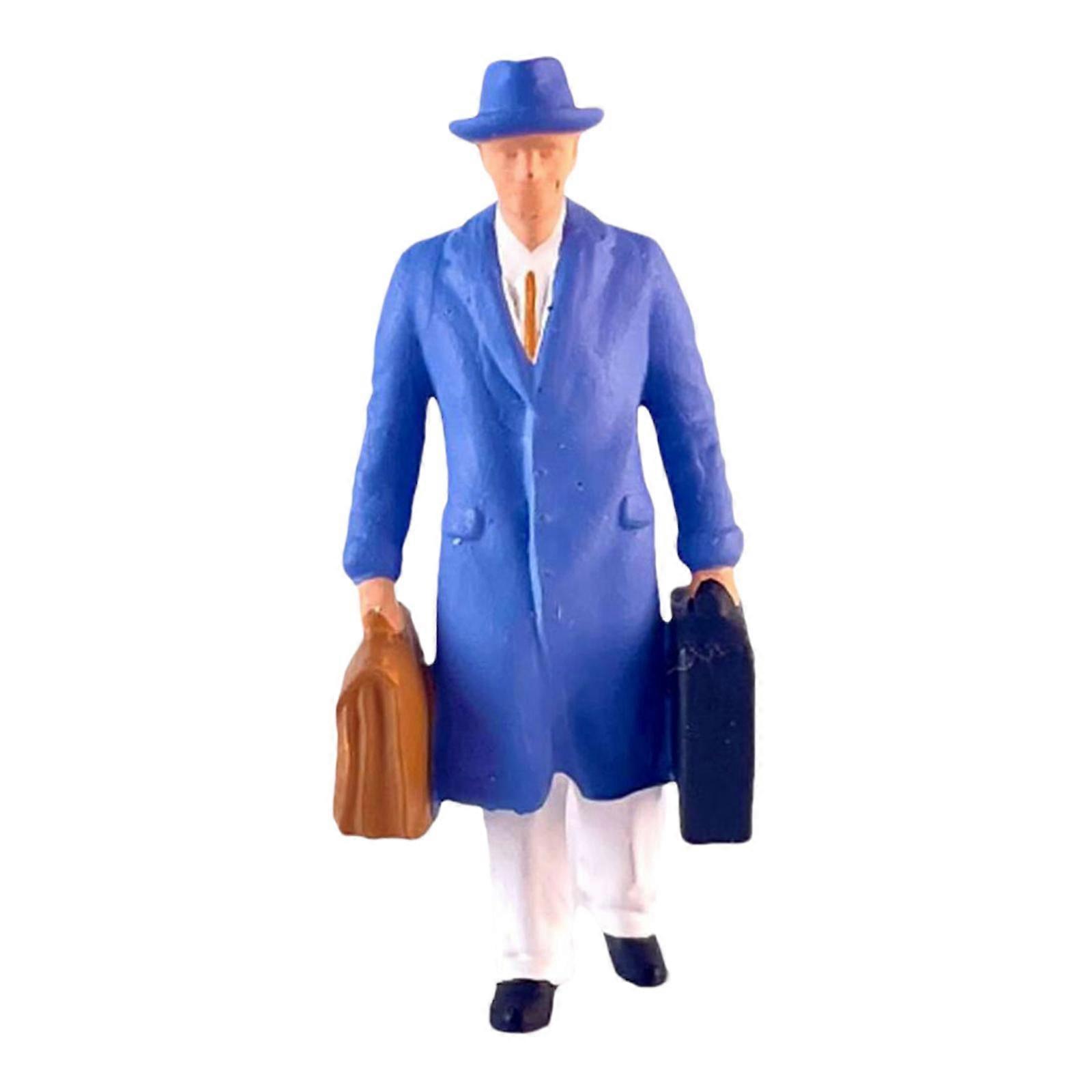 1/64 Men Figure Model Trains Architectural Movie Props Diorama Scenery Decor
