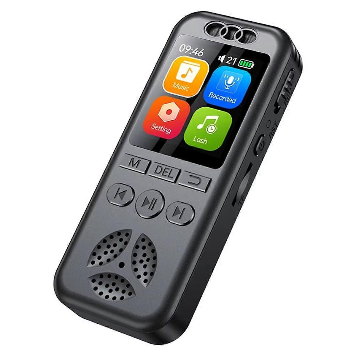 64GB Digital Voice Recorder SU7 Voice Activated Audio Recording Noise Reduction Playback MP3 Player