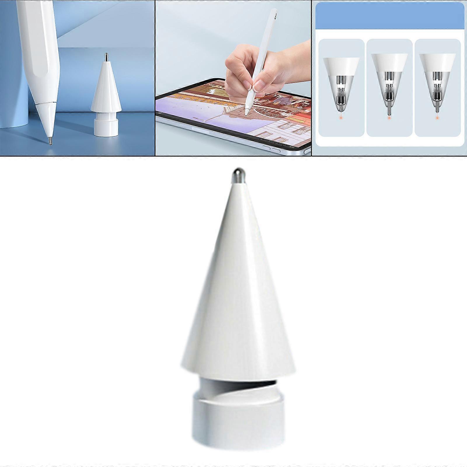 Extended Pencil Nibs Noise Reducing Pen Touchscreen Spare Nib Tip Stylus Damping Paperfeel Touchscreen Pen Wearable Round for a pple Engineer - Round